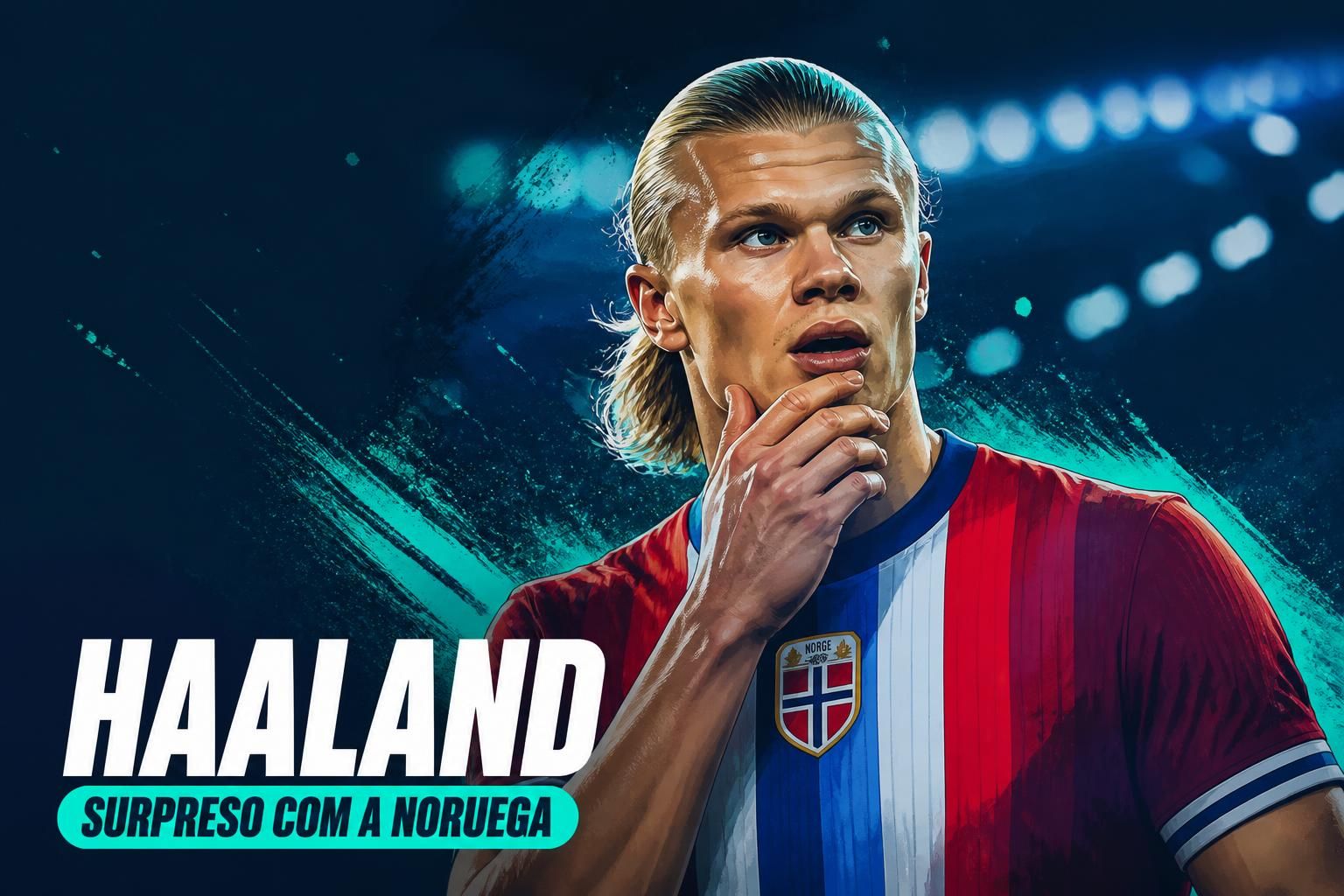 Haaland surpreende com campanha da Noruega na Copa
