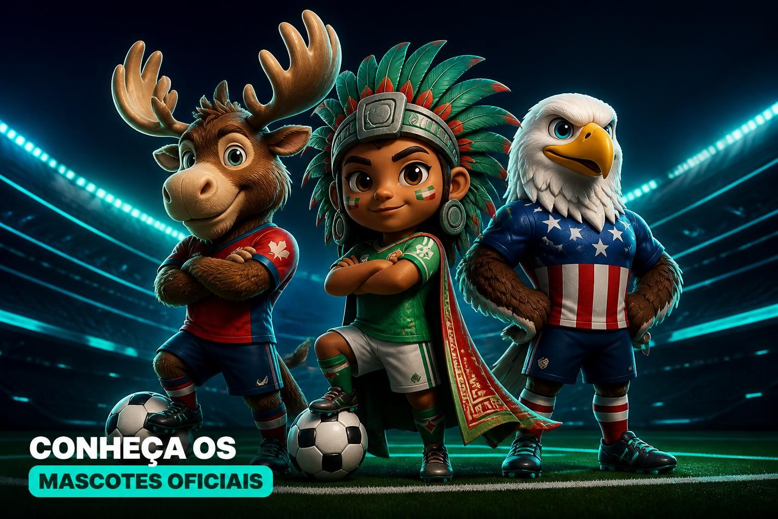 Conheça os Mascotes da Copa do Mundo 2026