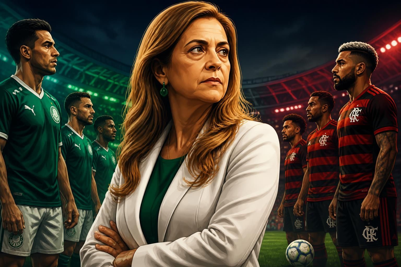 Guerra política entre Palmeiras e Flamengo preocupa futebol