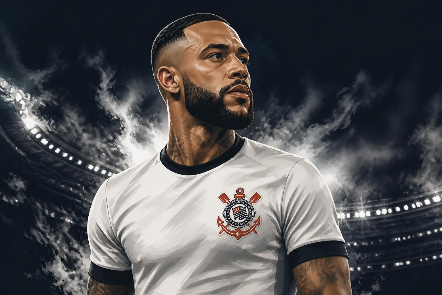 Corinthians multa Memphis Depay por postagem polêmica