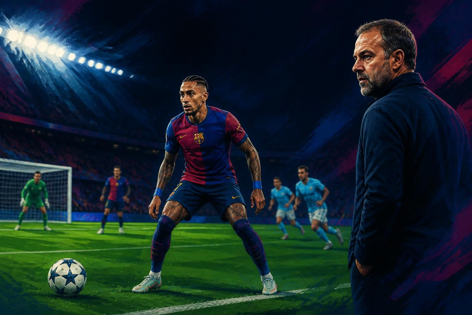 Raphinha assume papel de centroavante no Barça em 2026/27