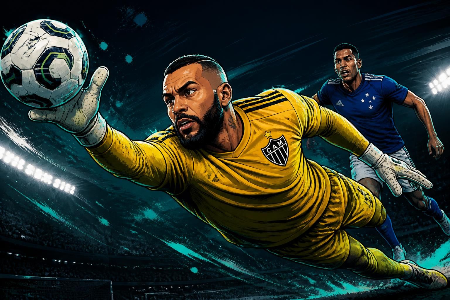 Everson confirmado e Atlético-MG escala para clássico contra o Cruzeiro