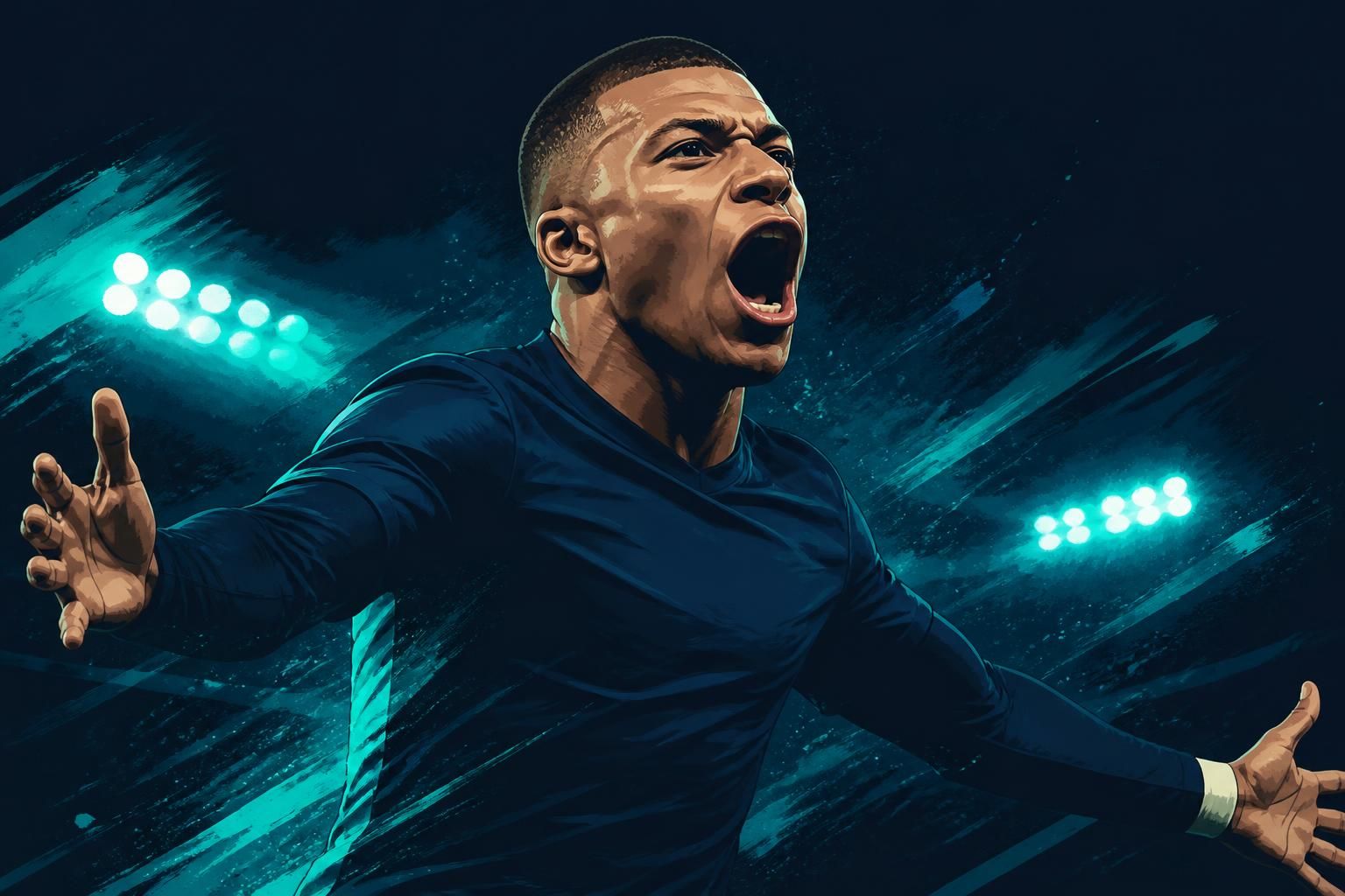 Mbappé iguala Messi como maior artilheiro da Copa