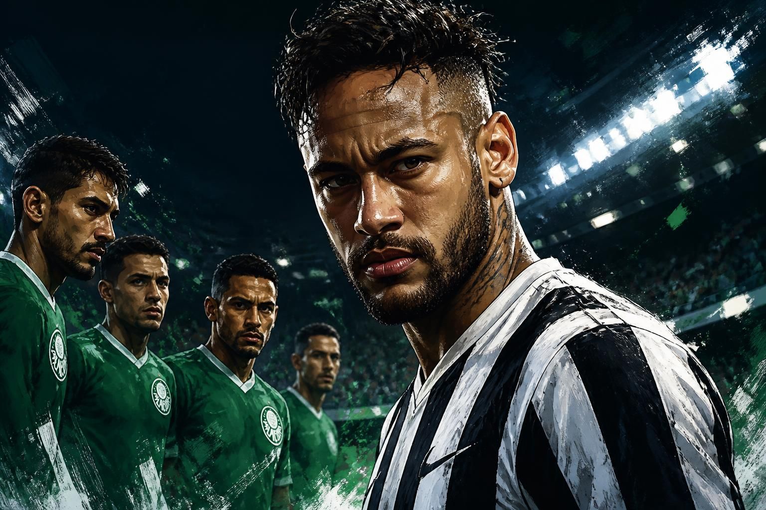 Santos busca virada histórica contra o Palmeiras na Copa do Brasil