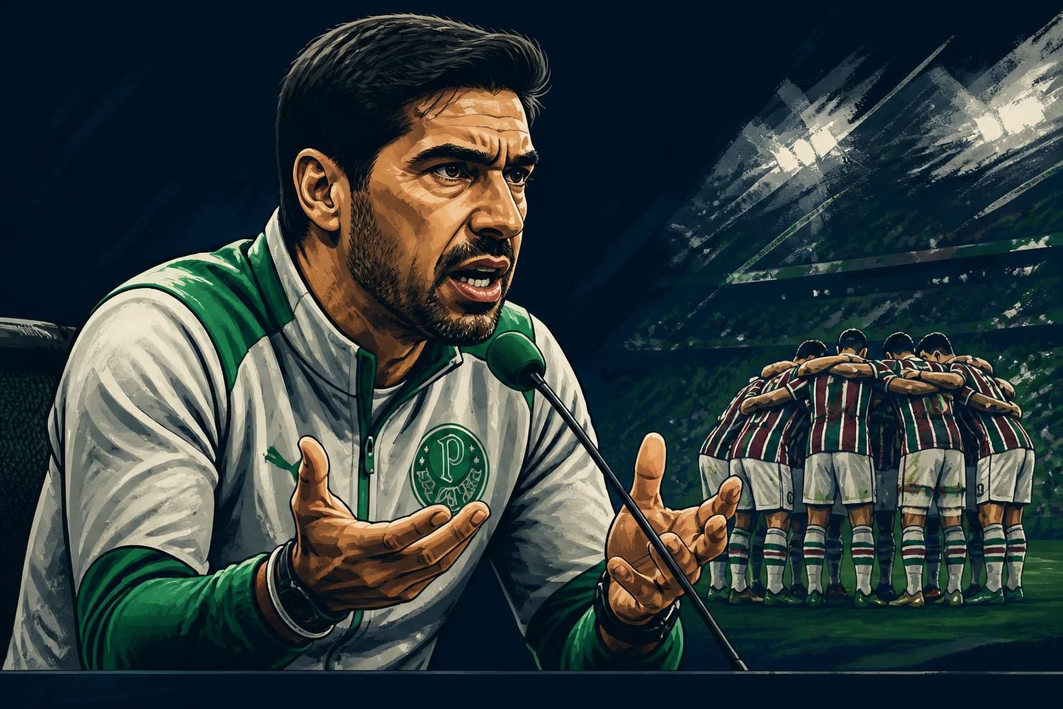 Abel Ferreira rebate narrativas após derrota do Palmeiras