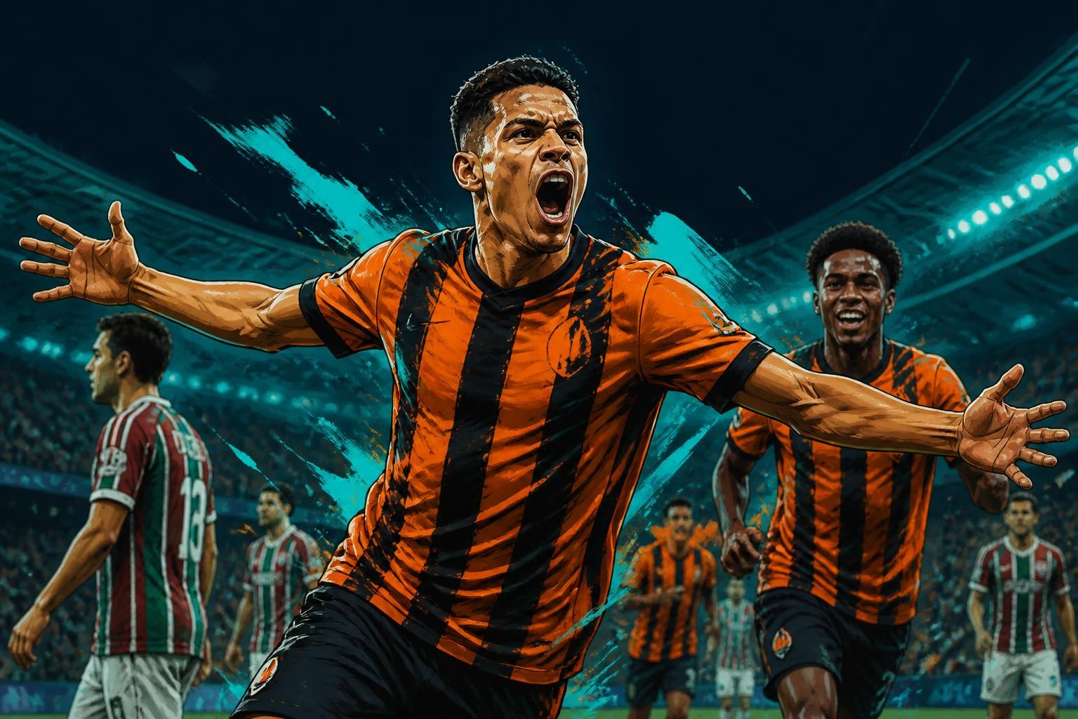 Kauã Elias estreia com hat-trick no Shakhtar Donetsk