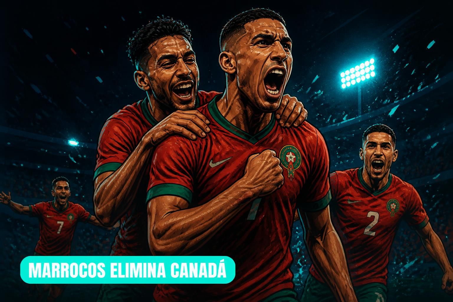 Marrocos vence Canadá e avança nas quartas da Copa 2026