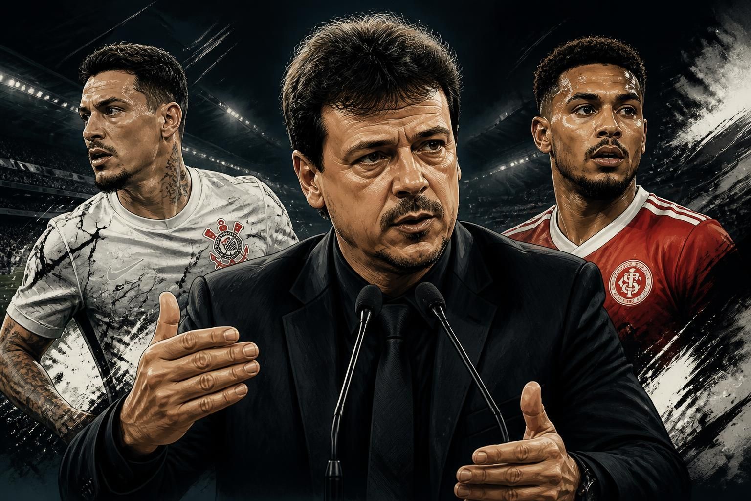 Diniz defende trocas após derrota do Corinthians