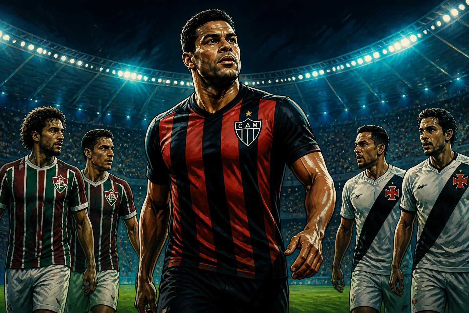 Hulk chega em BH para clássico contra o Vasco no Mineirão