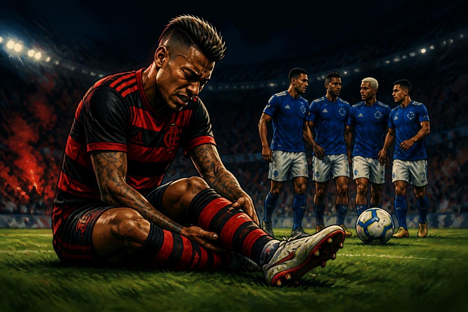Bruno Henrique é dúvida no Flamengo para Libertadores