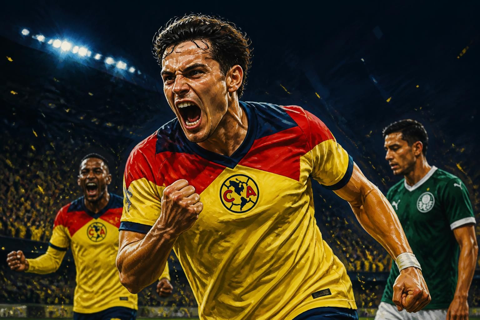 Veiga brilha em estreia do América-MEX após saída do Palmeiras