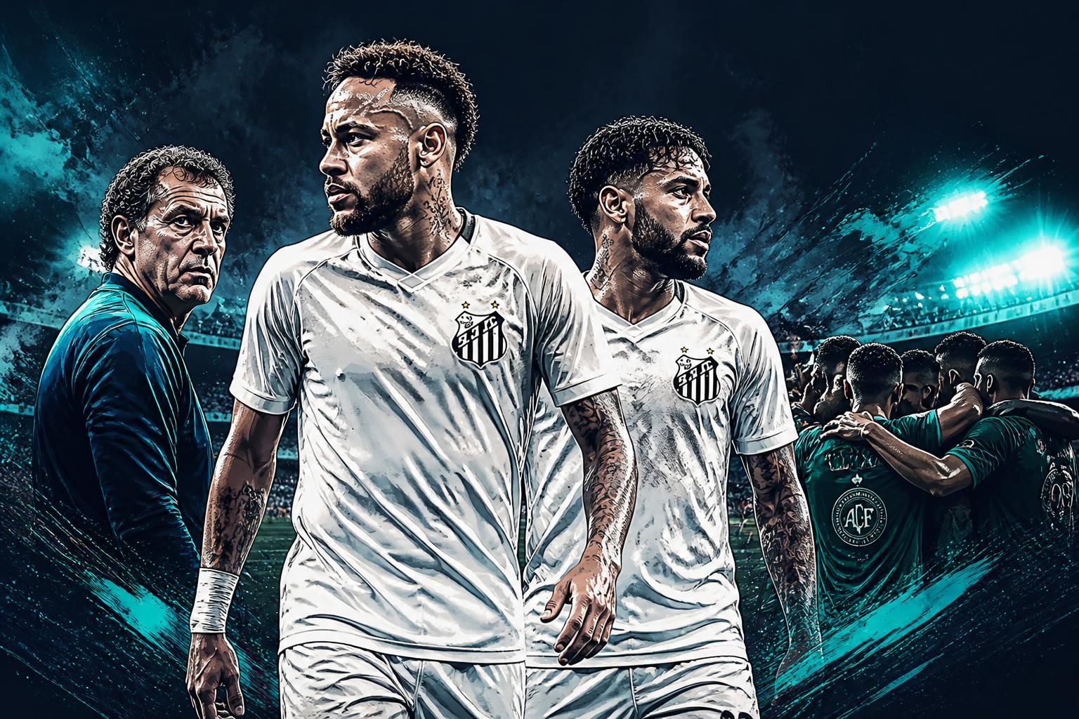 Santos divulga relacionados com Neymar e Gabigol