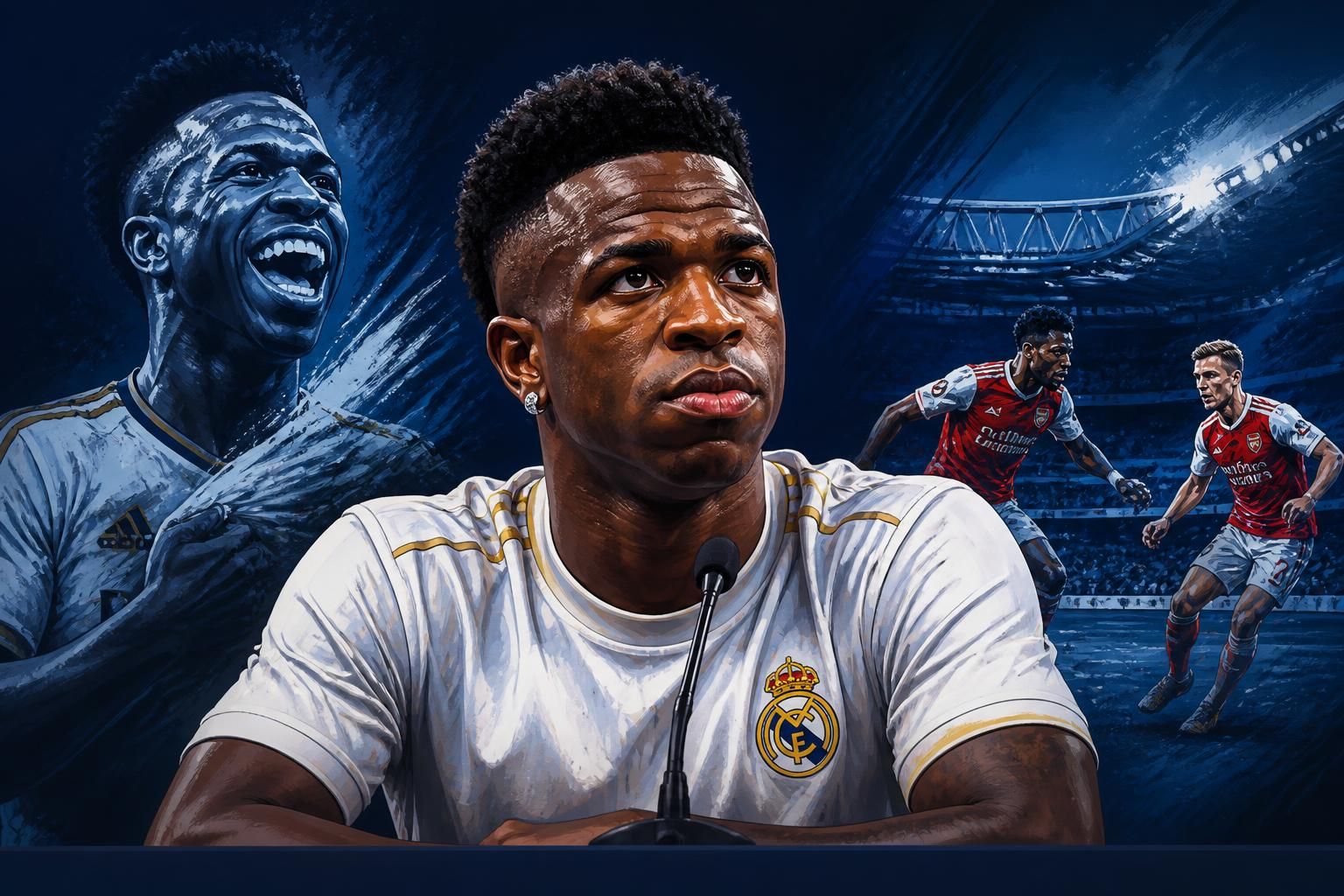 Vini Jr e Real Madrid discutem renovação de contrato