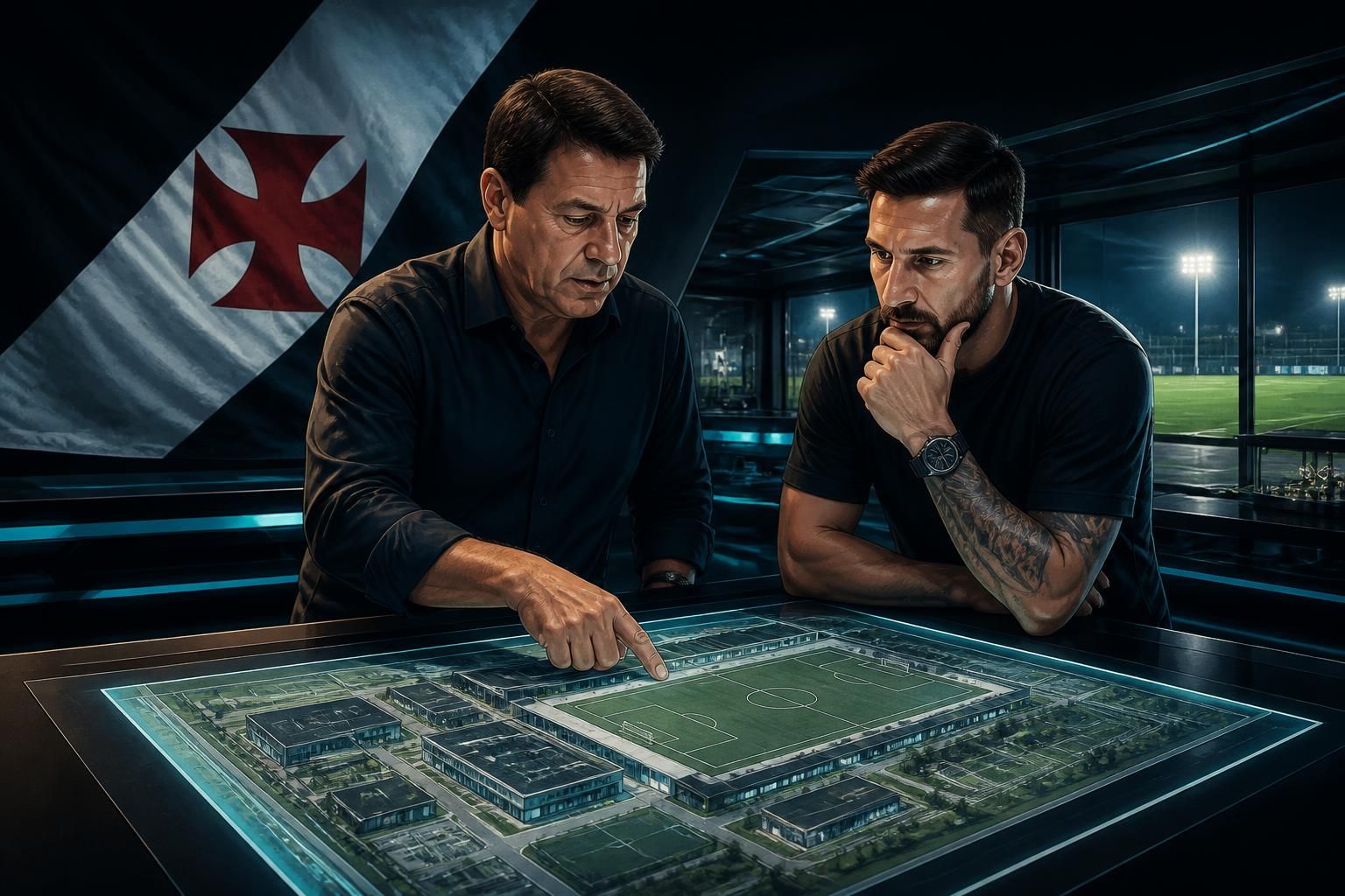 Projeto de novo CT do Vasco é apresentado