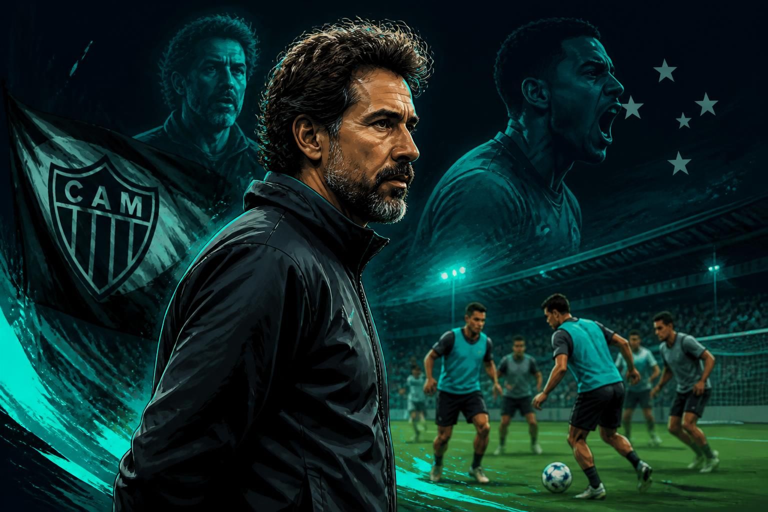 Atlético-MG escala provável time para clássico contra o Cruzeiro
