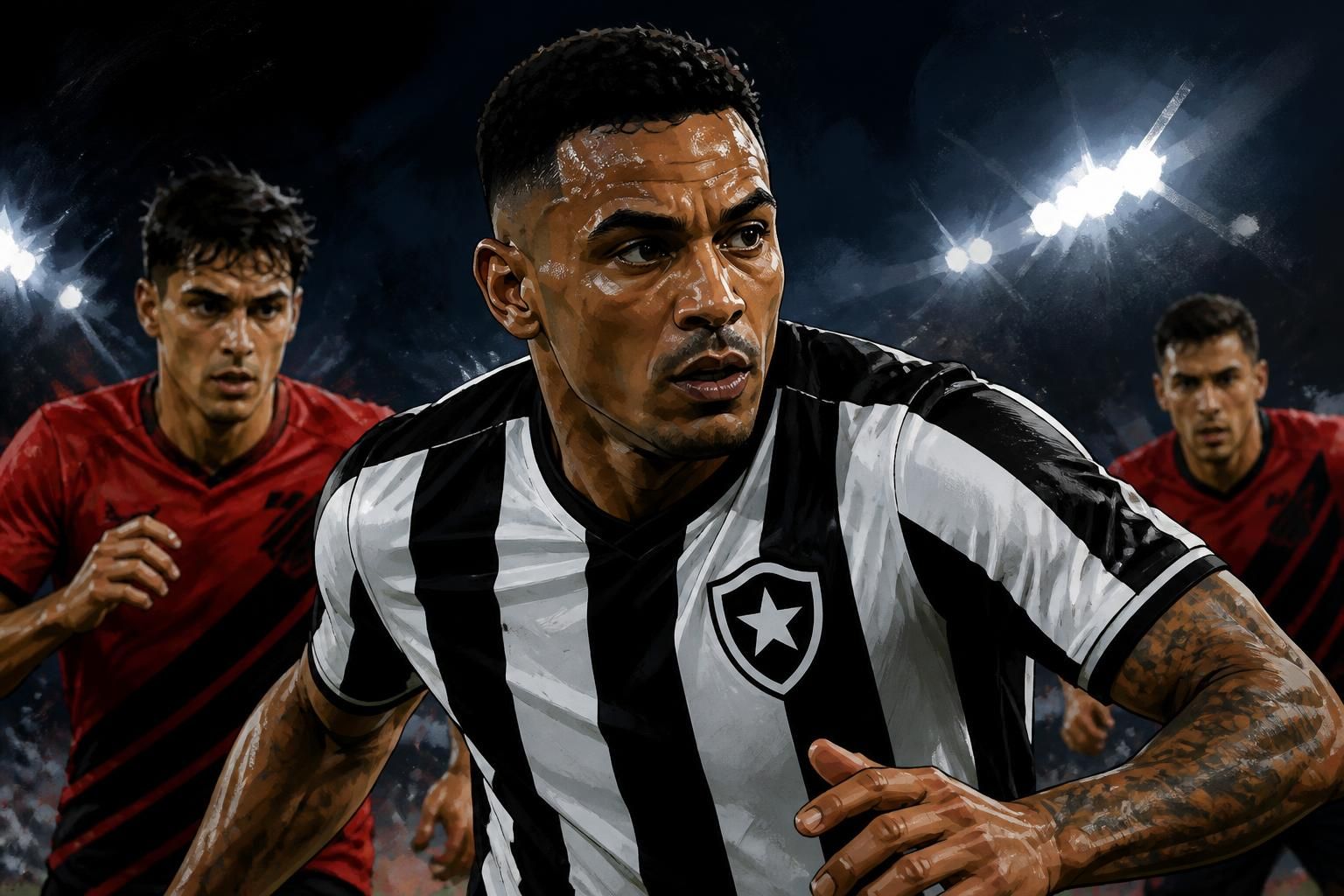 Danilo busca redenção com o Botafogo contra Athletico