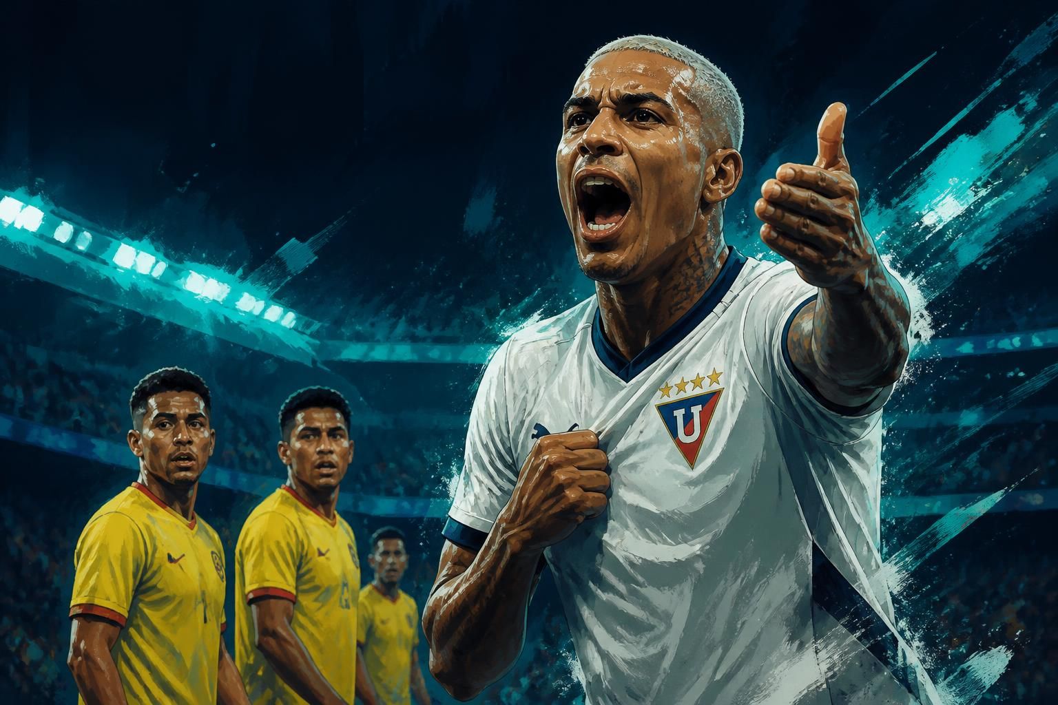 Deyverson provoca torcida e causa confusão no Equador