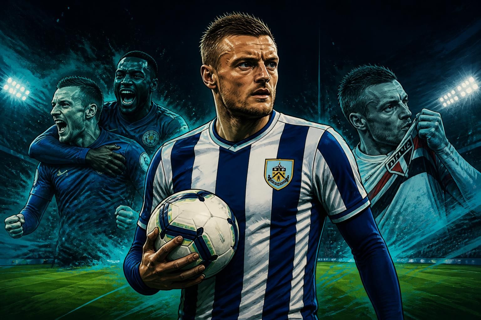 Jamie Vardy assina com Burnley e deixa Leicester