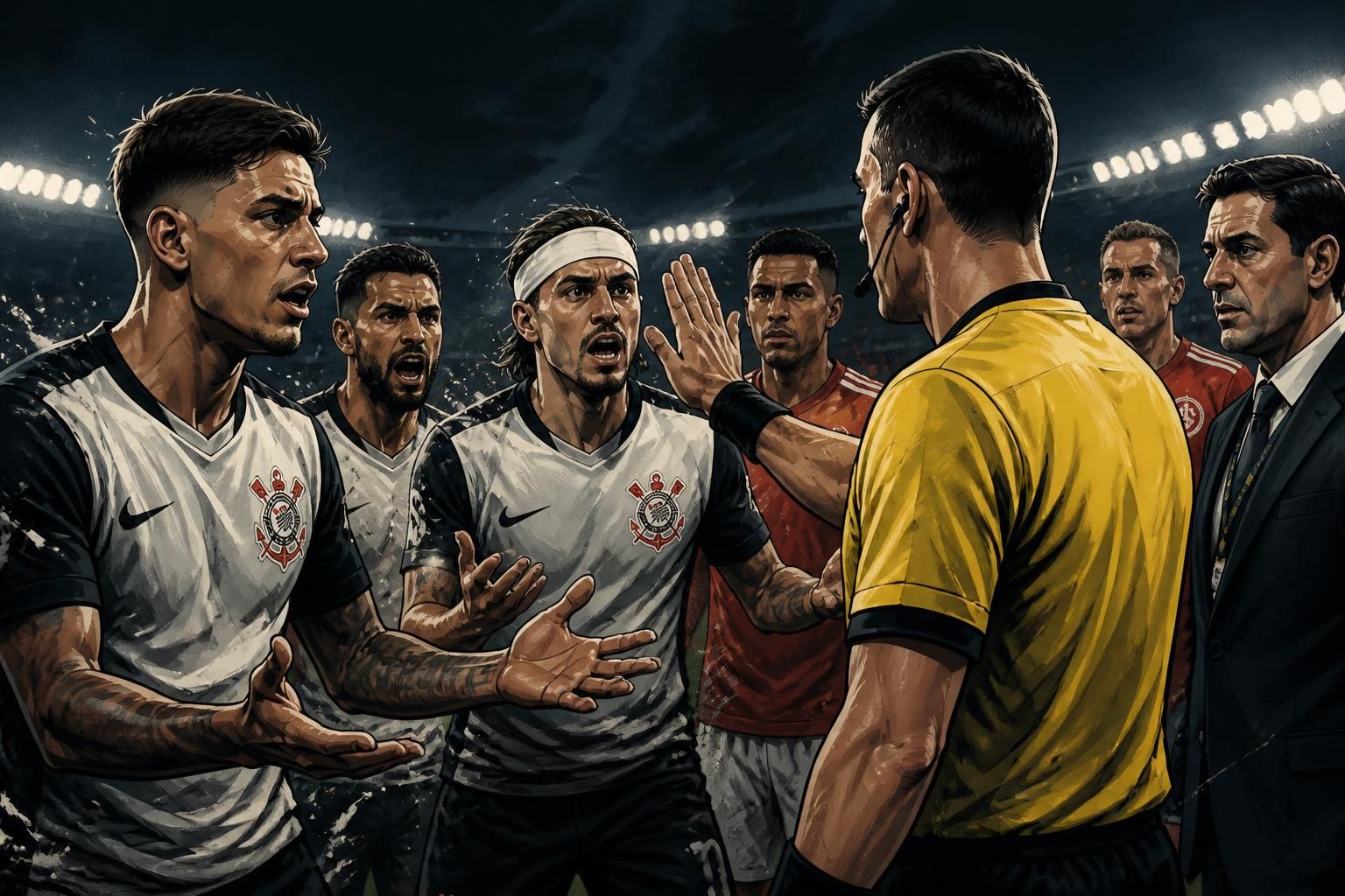 Corinthians pede áudio de árbitro após derrota para o Inter