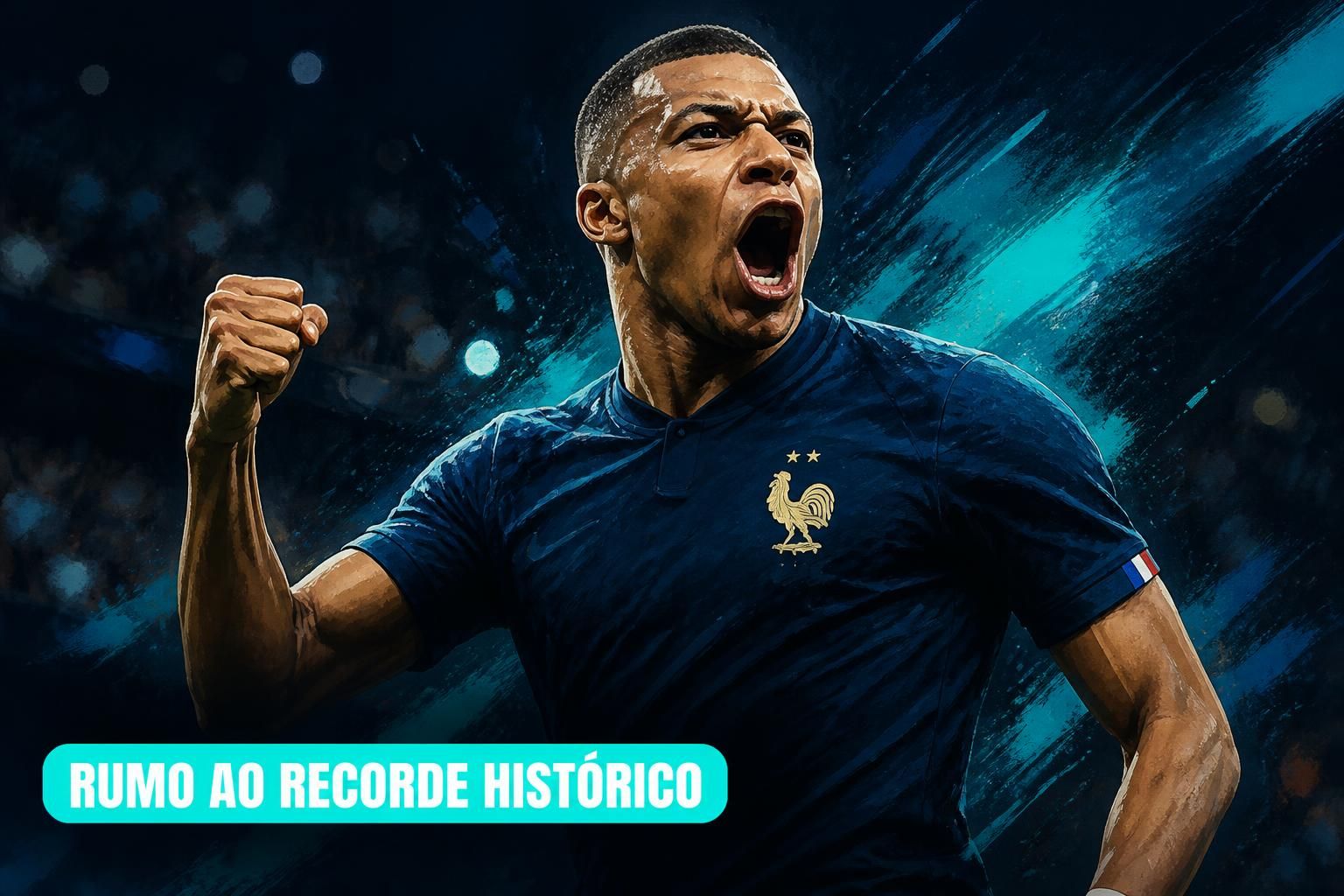 Mbappé pode igualar recorde de Cafu na Copa