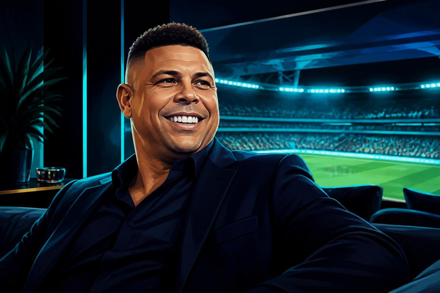 Ronaldo Fenômeno acompanha final da Copa do Mundo