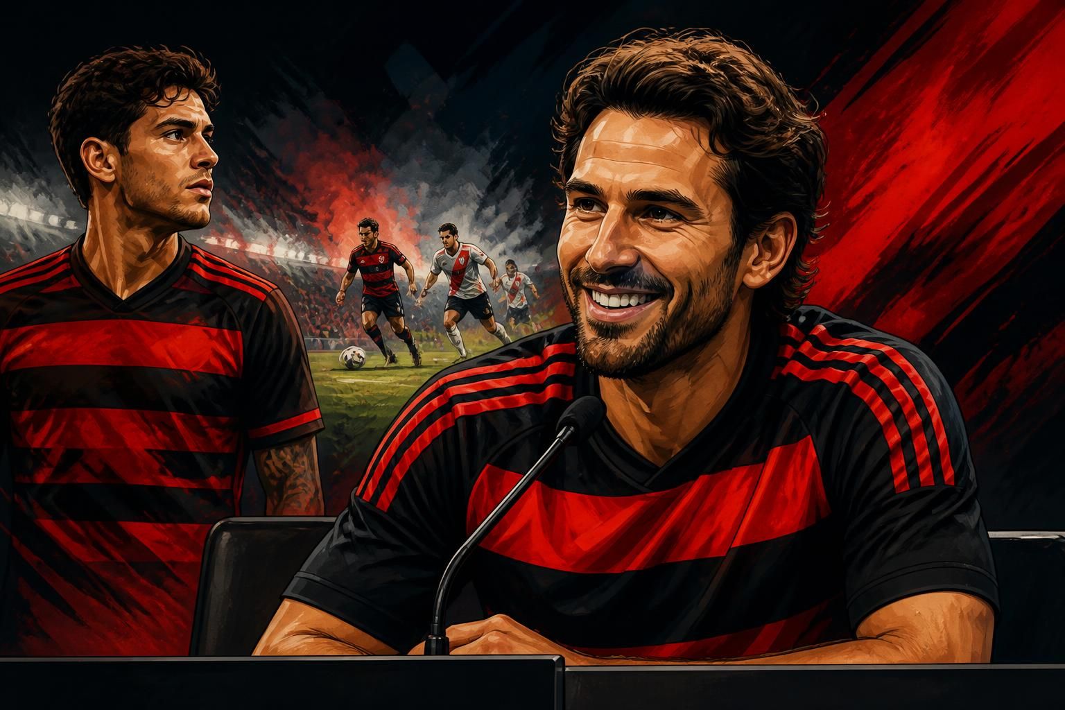 Freitas chega ao Flamengo e cita Pedro como referência