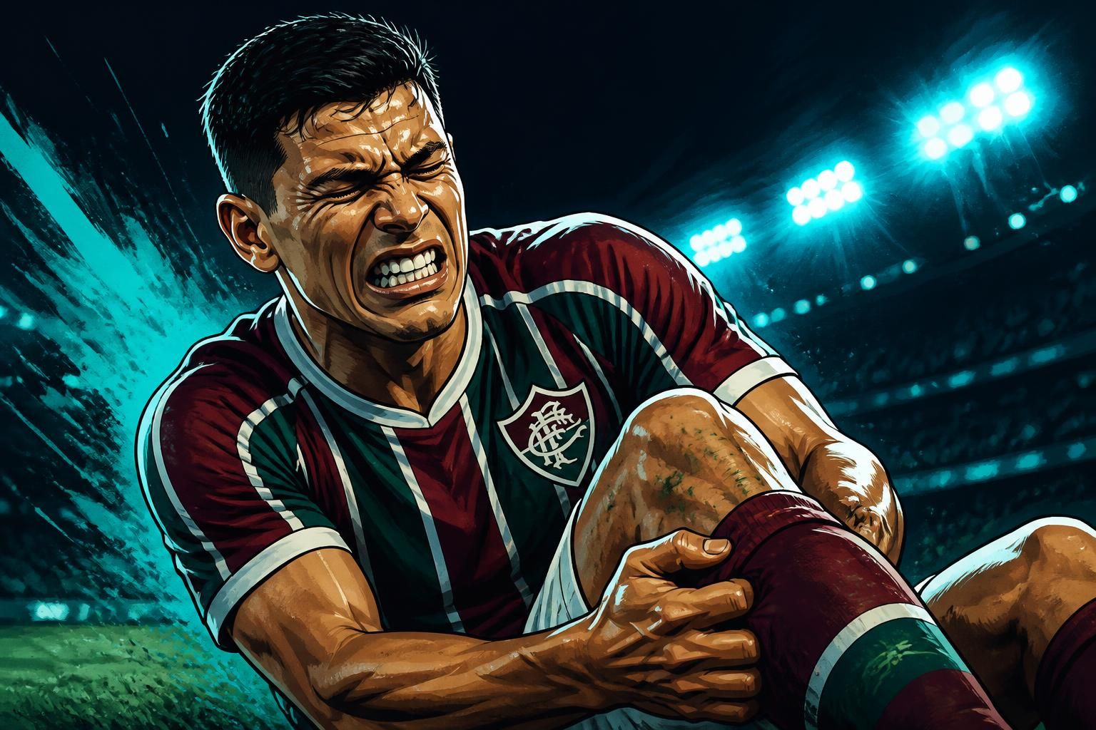 Thiago Silva sofre com dor no joelho e usa anti-inflamatórios