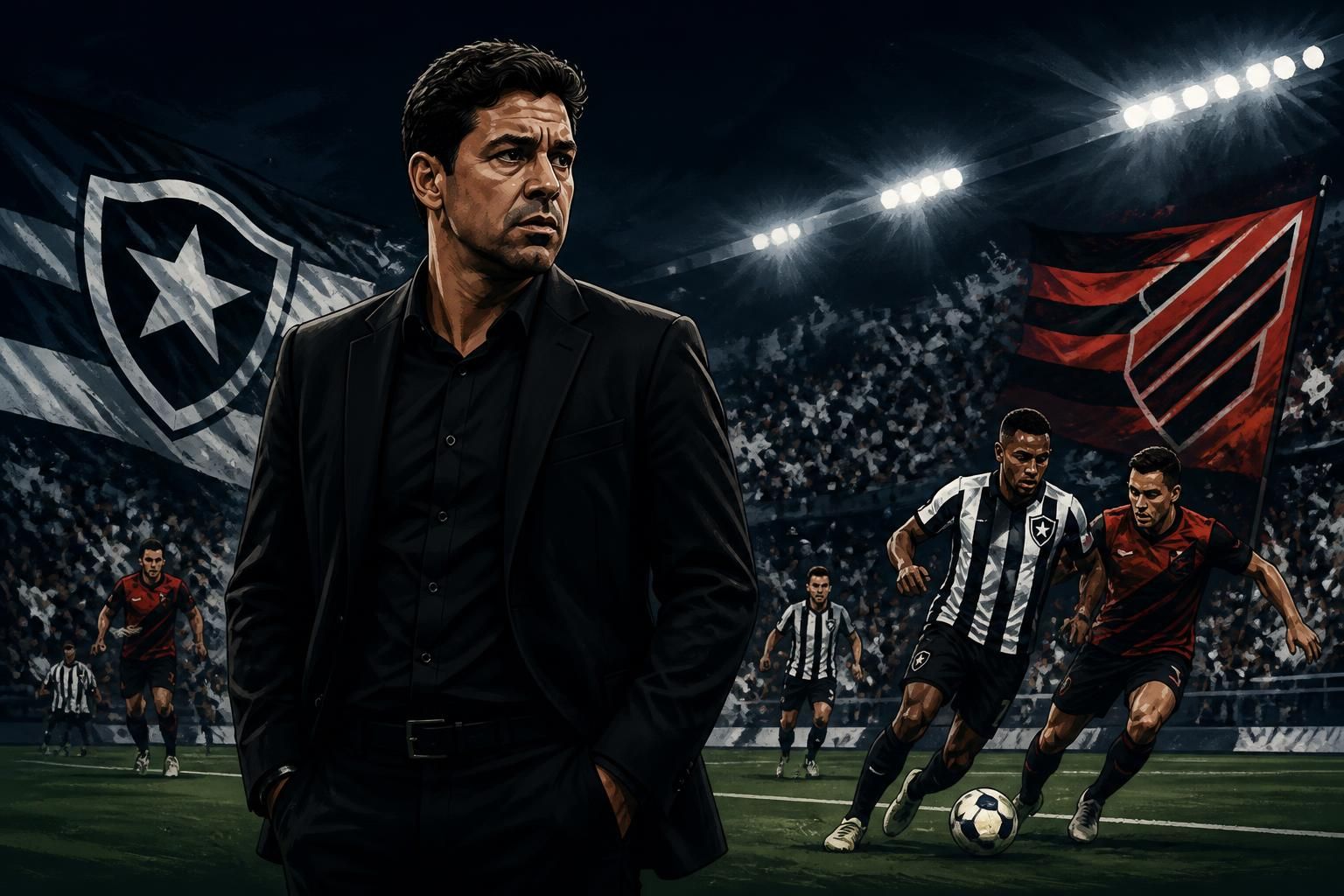 Bellão lamenta ineficácia do Botafogo após derrota para o Athletico