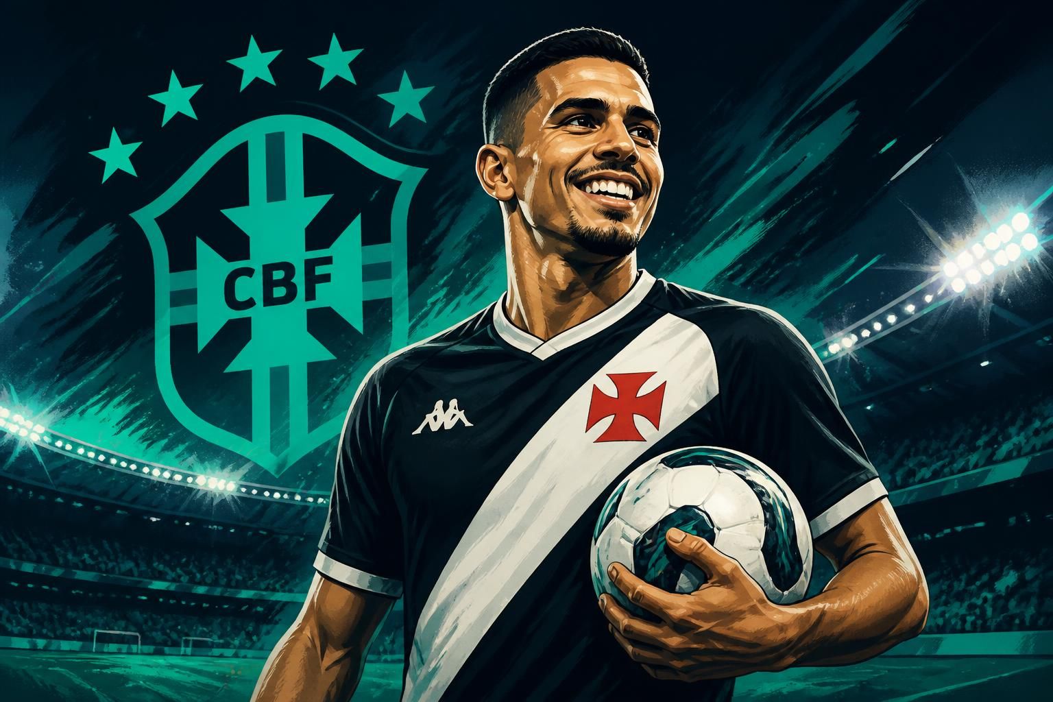 Bruno Duarte regularizado e pode estrear pelo Vasco contra o Cruzeiro