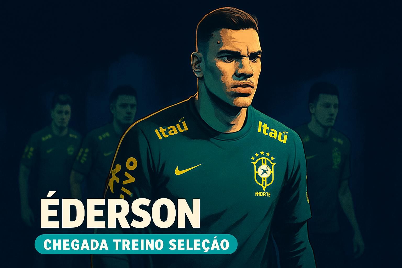 Éderson convocado na Seleção Brasileira e estreia em treino