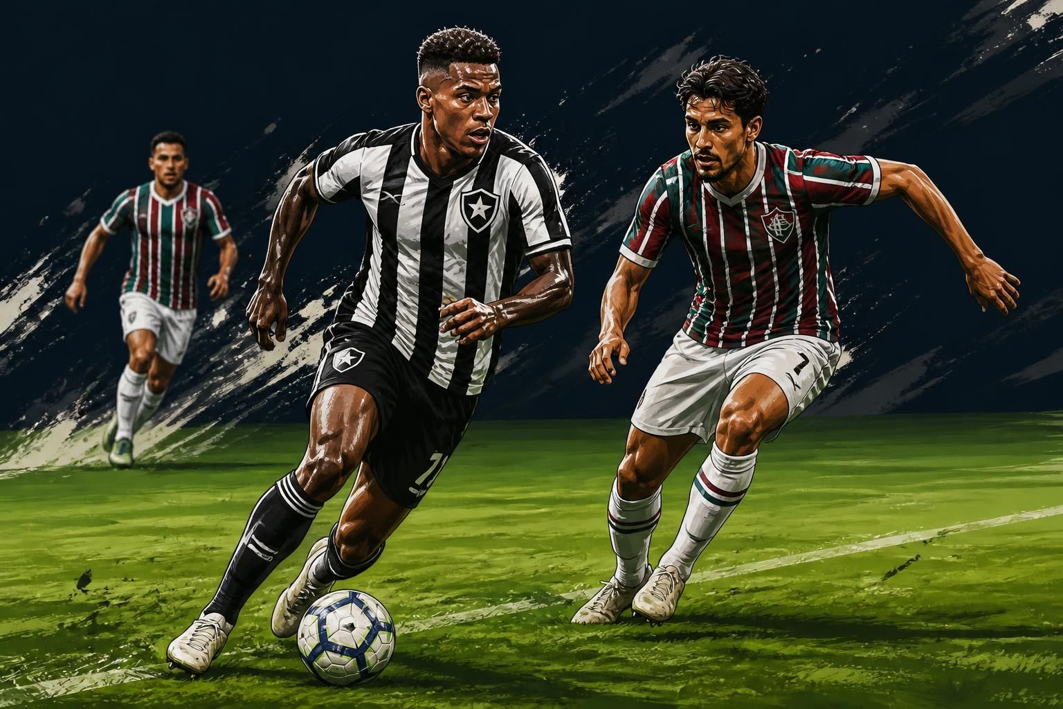 Júnior Santos treina com o Botafogo para clássico