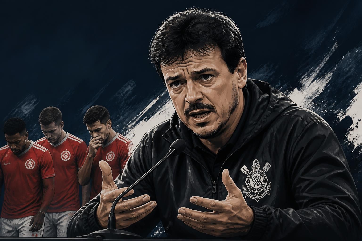 Diniz critica arbitragem após eliminação do Corinthians