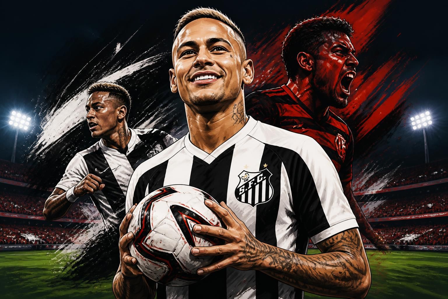 Santos anuncia Cebolinha e fecha contratação do Flamengo
