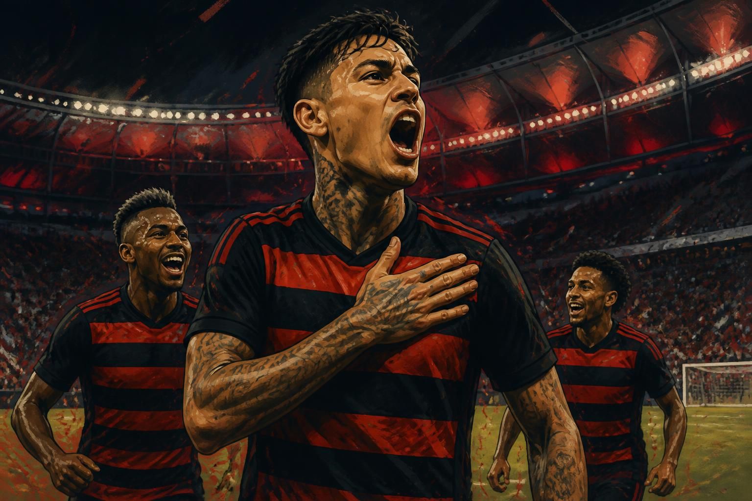 Flamengo vence Vitória e retoma vice-liderança no Brasileirão
