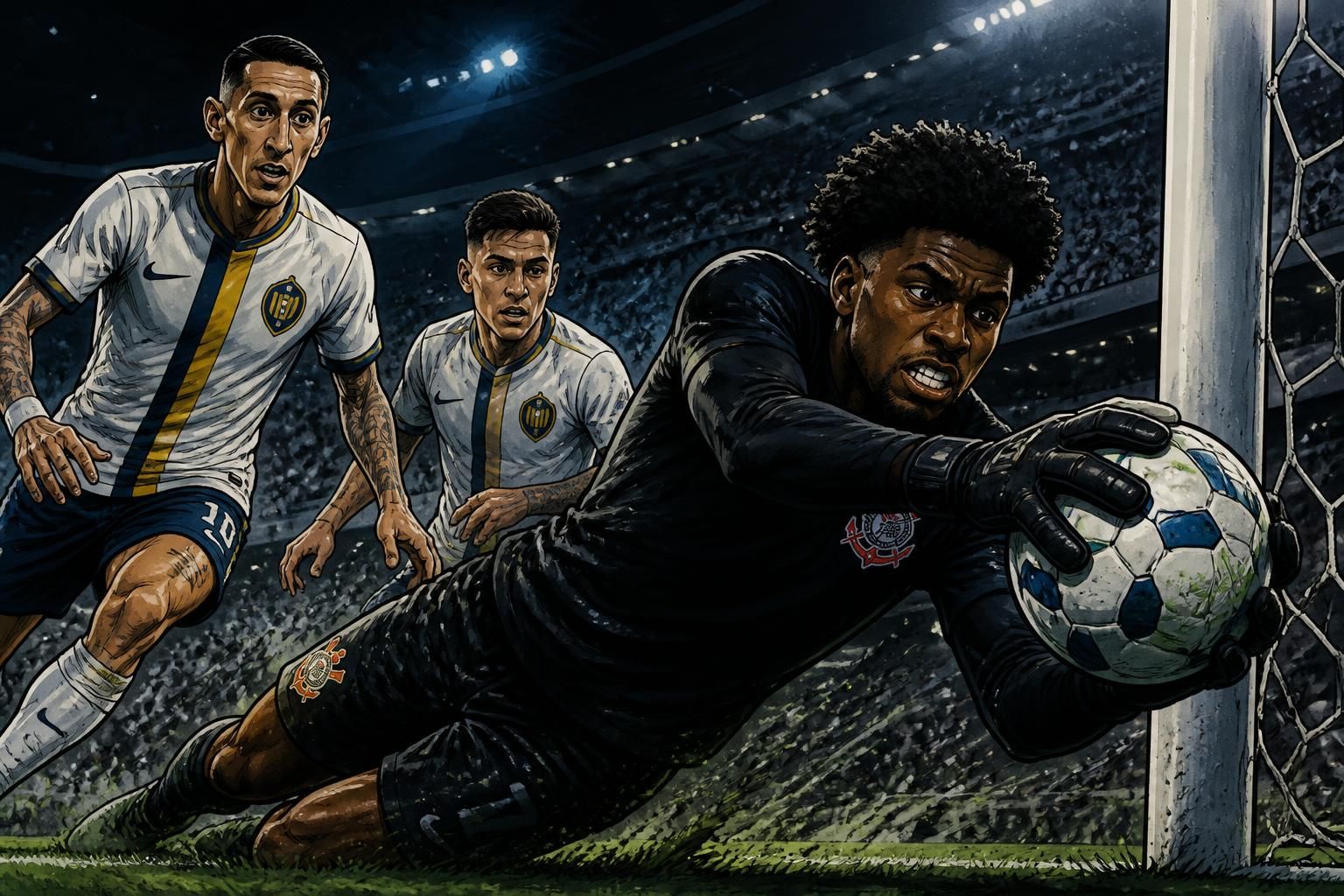 Corinthians empata com Rosario Central na Libertadores