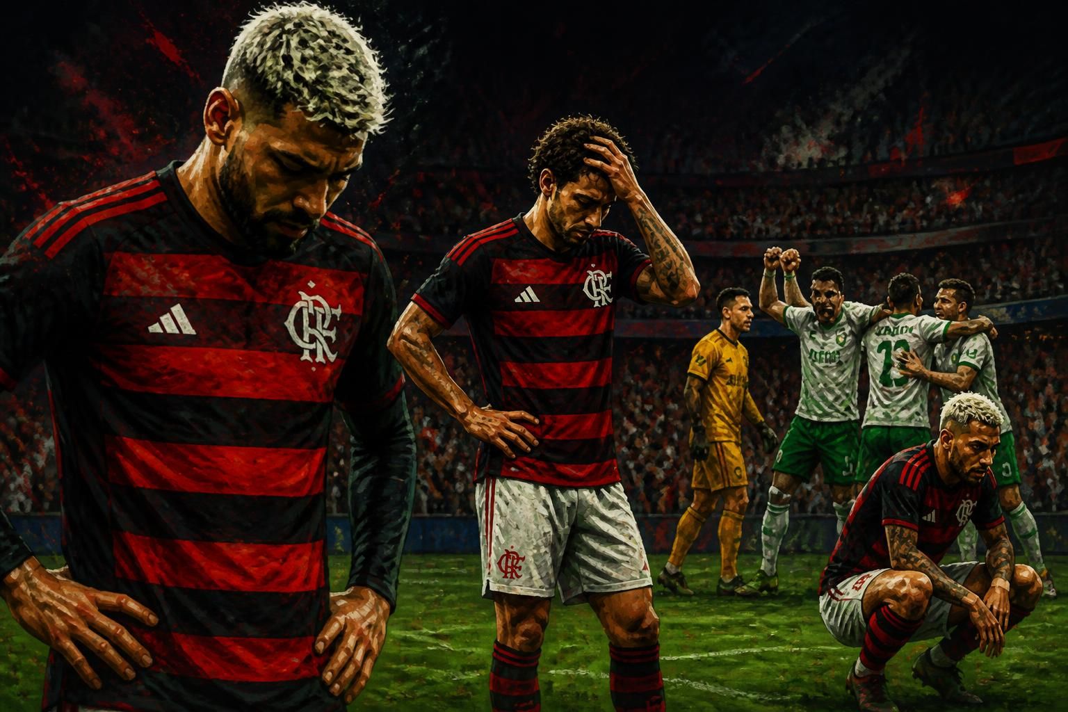 Flamengo perde chance de encostar no Palmeiras