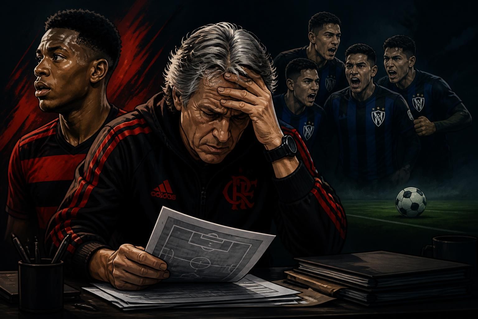 Flamengo perde Plata e corre contra o tempo para inscrevar reforço na Libertadores