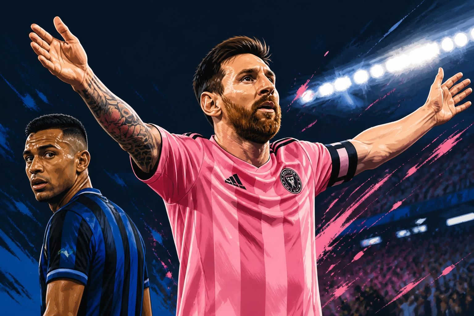Messi faz 4 gols e Inter Miami vence por 7 a 1