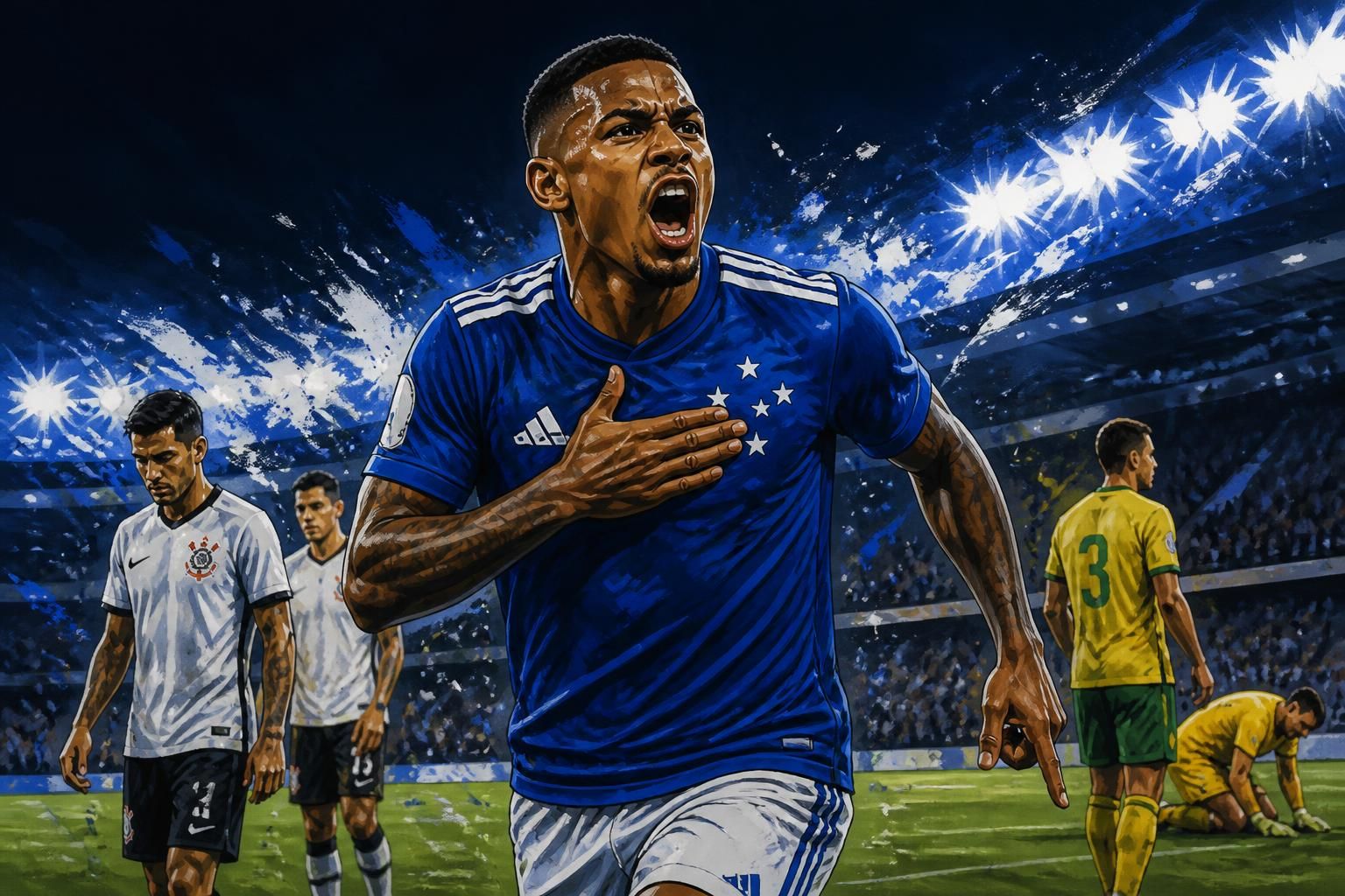Wesley brilha no Cruzeiro e marca contra o Mirassol