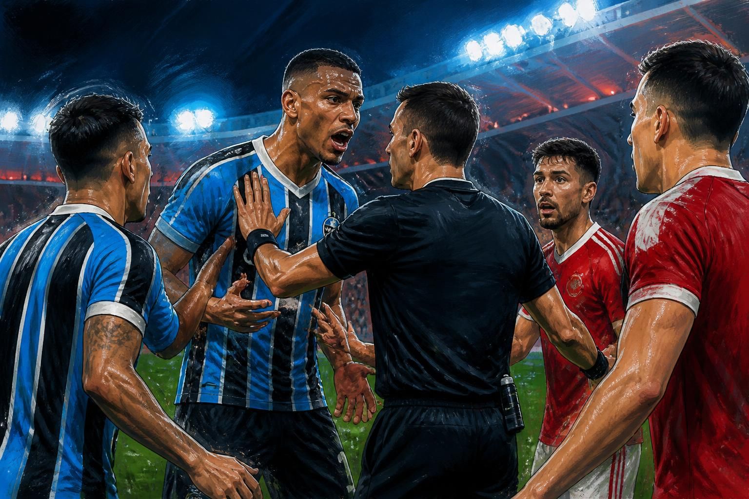Gre-Nal termina empatado sem gols e define classificação no jogo de volta