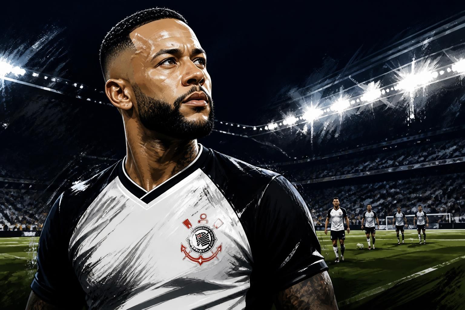 Memphis Depay faz post enigmático após classificação do Corinthians
