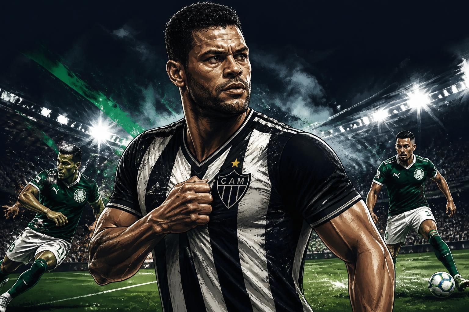 Atlético-MG encara desafio contra o líder Palmeiras