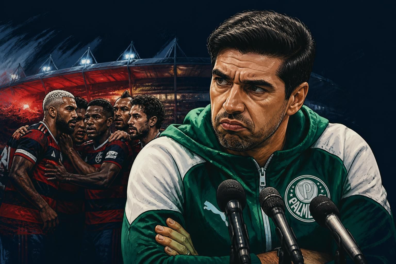 Abel Ferreira cita erro de arbitragem em final da Libertadores