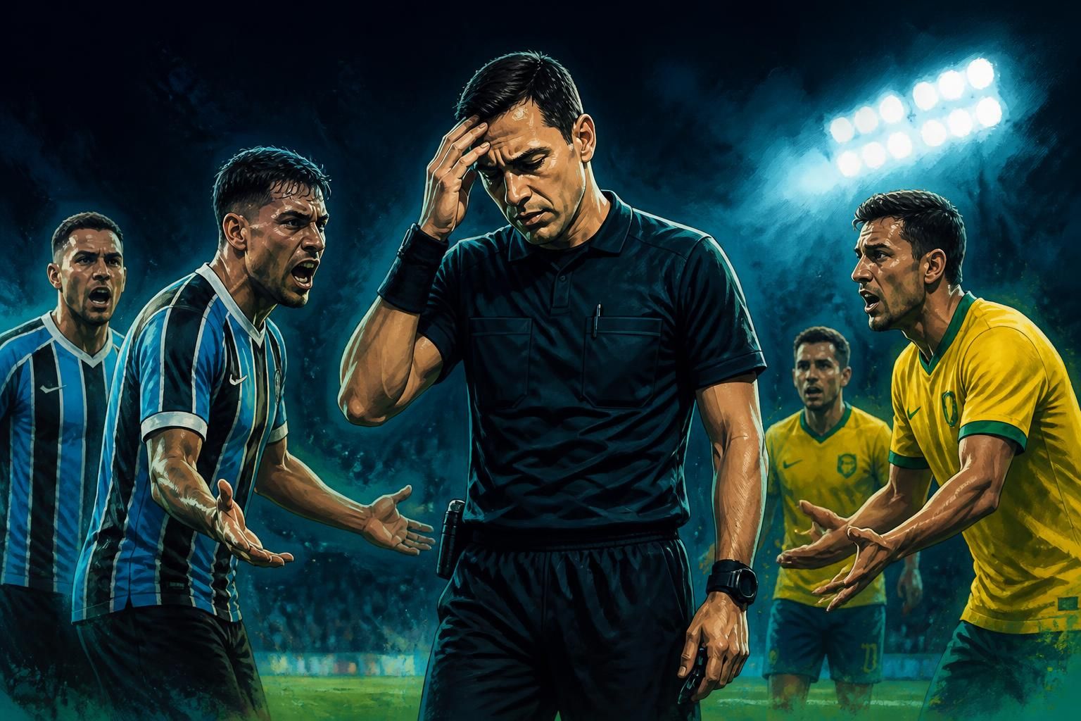 Árbitro relata ofensas de dirigente do Mirassol em Grêmio x Mirassol