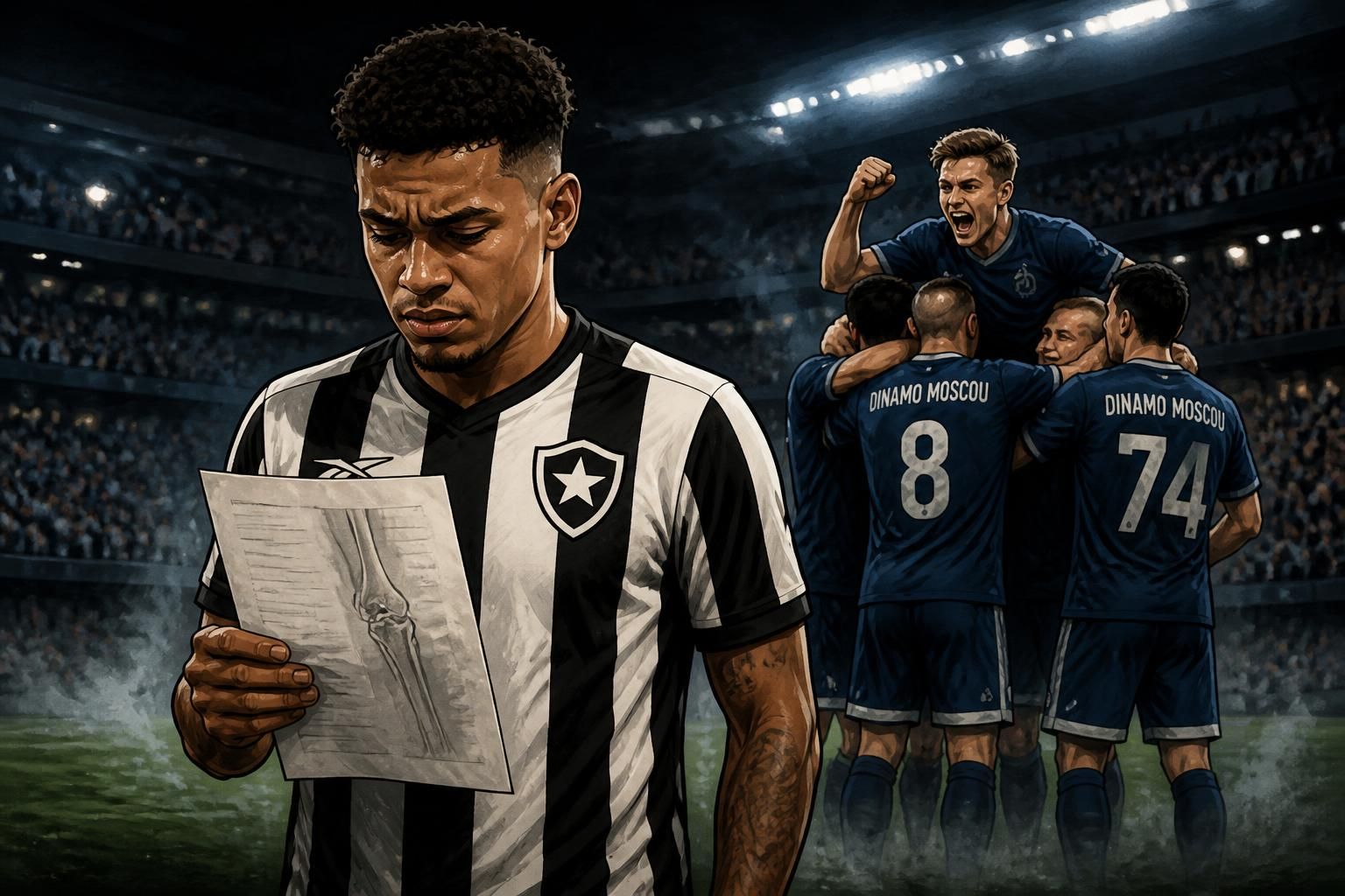 Matheus Martins rejeita reprovação no Dínamo Moscou e volta ao Botafogo