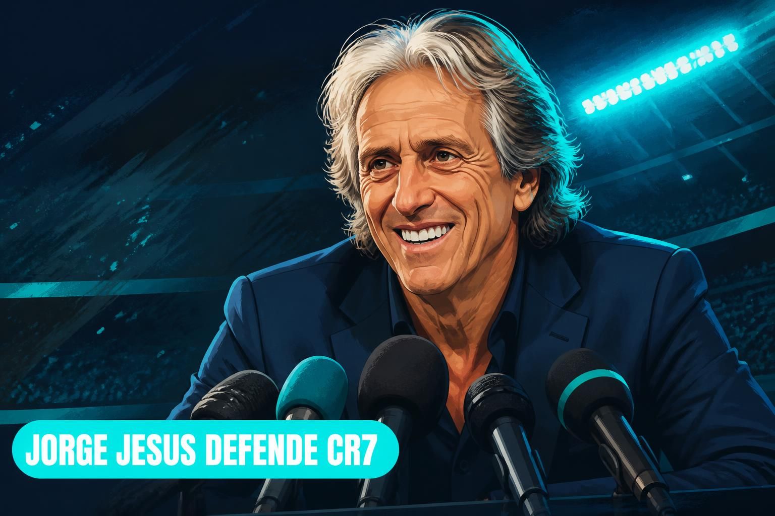 Jorge Jesus assume Portugal e defende Cristiano Ronaldo