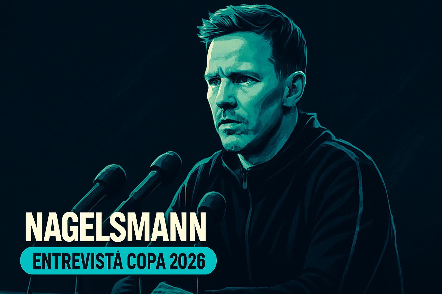 Nagelsmann: 'Não venceremos por sermos favoritos' na Copa 2026