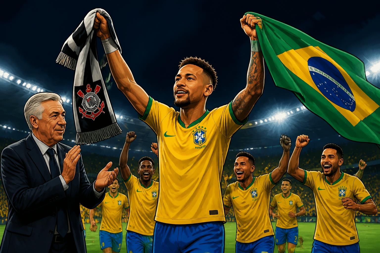 Corinthians tem 4 jogadores na pré-lista da Seleção para amistosos