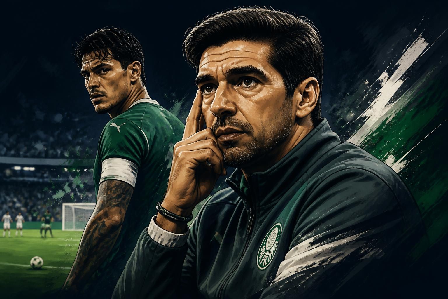 Abel Ferreira improvisa defesa do Palmeiras com desfalques