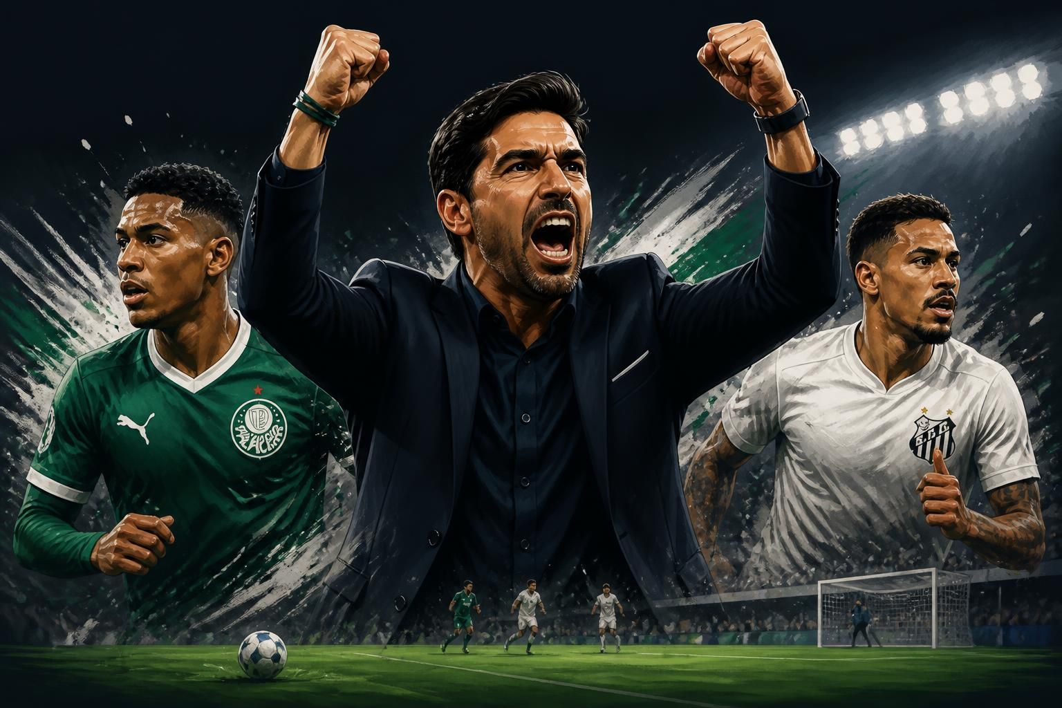 Palmeiras muda sistema após saída de Allan e vence Santos